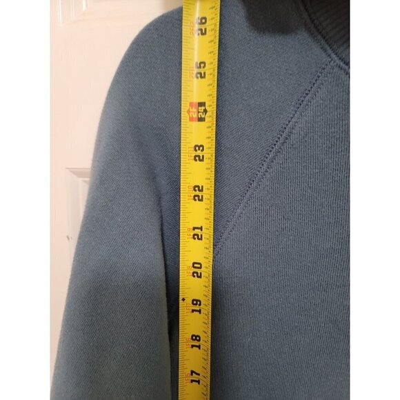 American Eagle Studio Women's Light Blue Pullover Sweatshirt  "Face Your - Picture 5 of 10